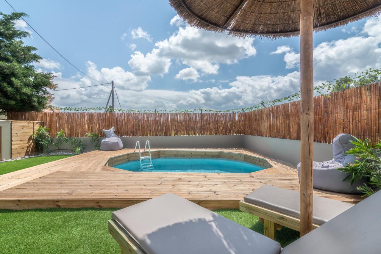 Cozy House With Pool Near Beach Gazi Extérieur photo